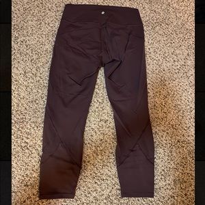 Maroon In-Movement Lululemon Leggings Size 10